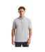 Polo Premium Homme Gris Clair Chiné Fruit Of The Loom-3