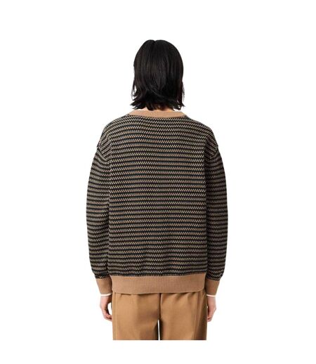 Homme Cardigan Jacquard Marron Lacoste