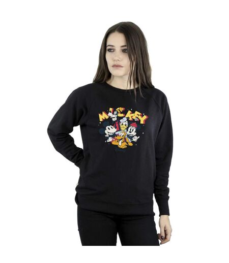 Disney Sweatshirt du groupe Mickey Mouse Femmes/Dames (Noir) - UTBI28613