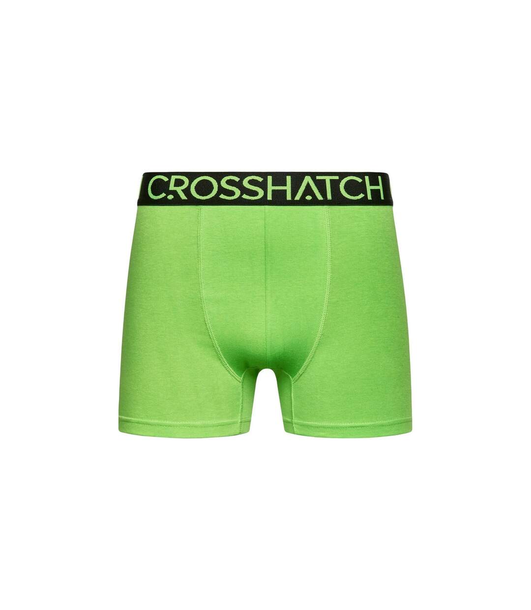 Pack of 3  Mens knightling mve boxer shorts  green/black/grey Crosshatch-2