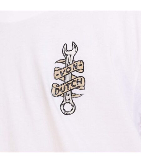 T-shirt homme comfort en jersey print devant et dos Custom Vondutch