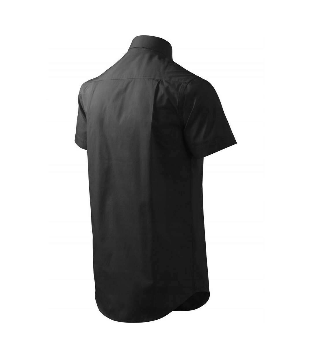 Chemise Motif/style Uni Chic Homme Noir Malfini-4