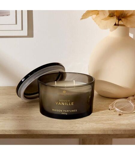 Bougie Parfumée en Verre Glowy 440g Vanille