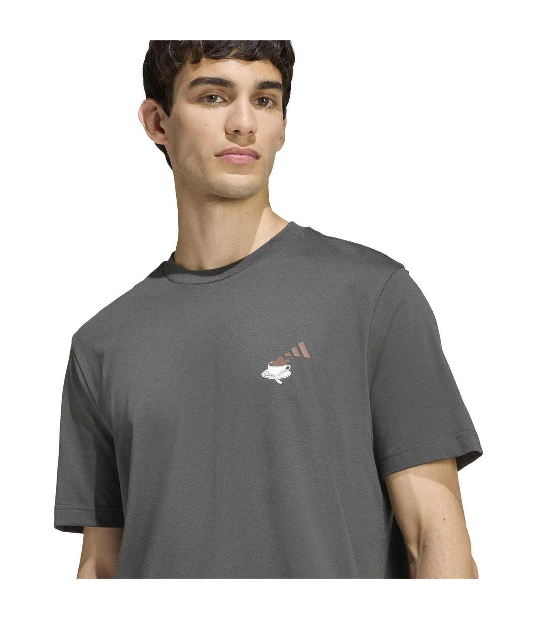 T-shirt Cheesecake Homme Gris Adidas-4