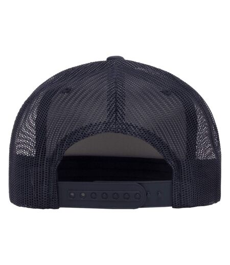 Casquette trucker blanc / bleu marine Yupoong