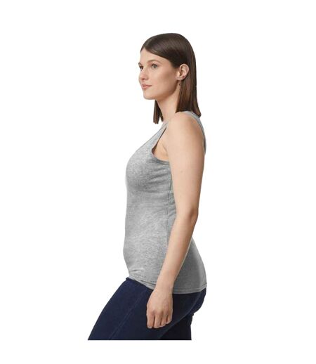 Débardeur Softstyle Femme Gris Chiné Gildan