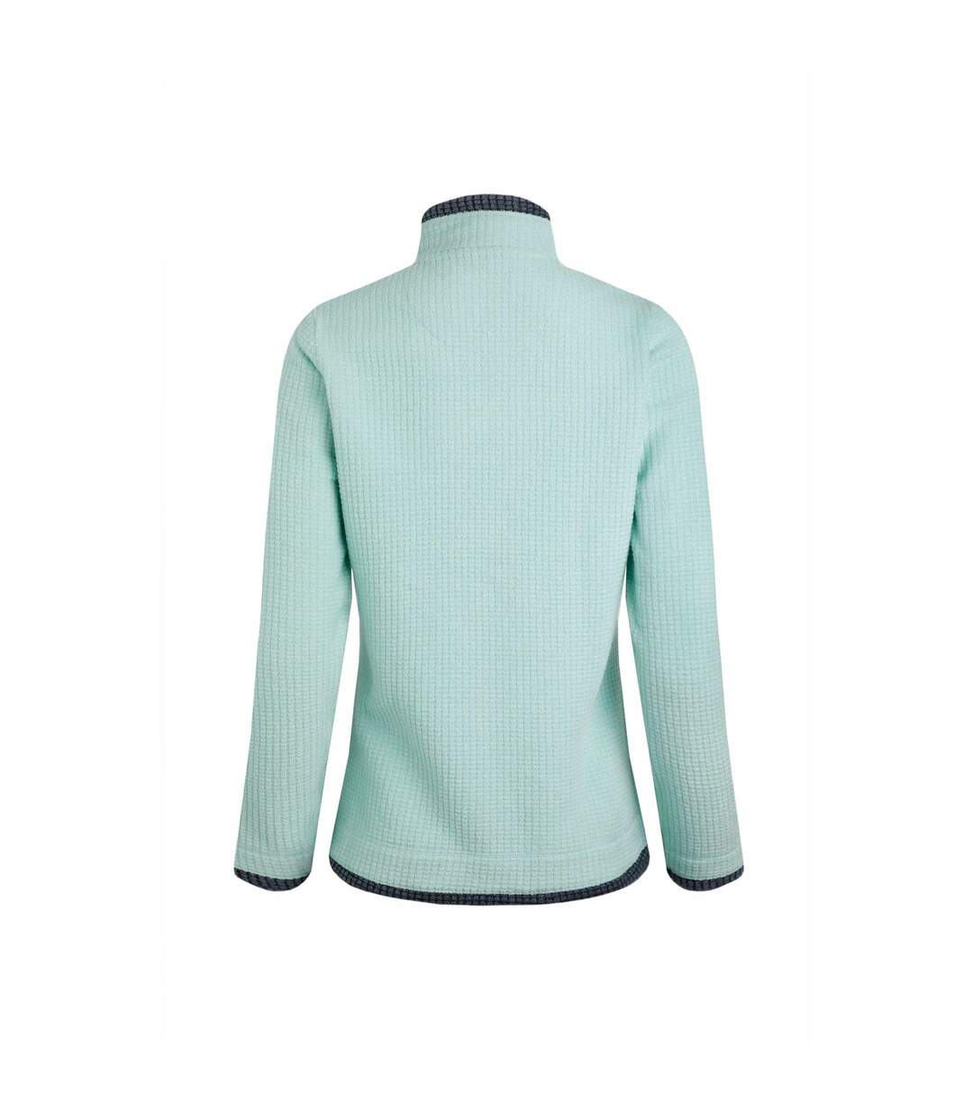 Womens/ladies ariana grid eco friendly full zip fleece jacket sea spray Weird Fish-2