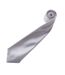 Premier Mens Plain Satin Tie (Narrow Blade) (Silver Grey) (One Size) - UTRW1152-2