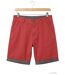 CHALLENGER L2102A Bermuda en coton twill pour un look estival élégant et résistant-2