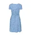 Womens/ladies Santorini Jersey Uv Protection Wrap Dress Blue Mountain Warehouse-2
