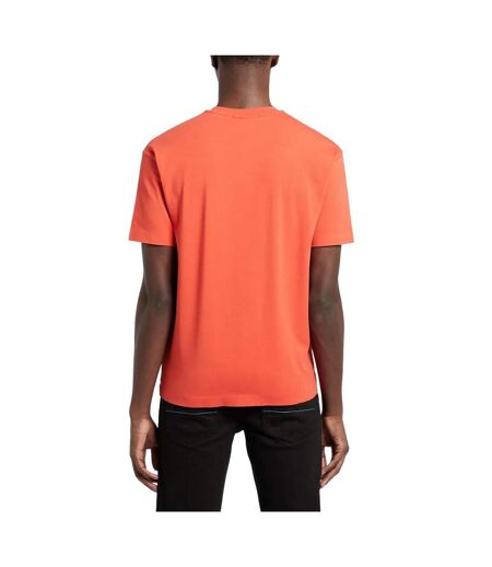 T-shirt homme orange Unlike Humans