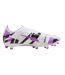 Chaussures De Foot Pour Terrain Ferme Style Match Ultra Homme Blanc Violet Clair Puma-3