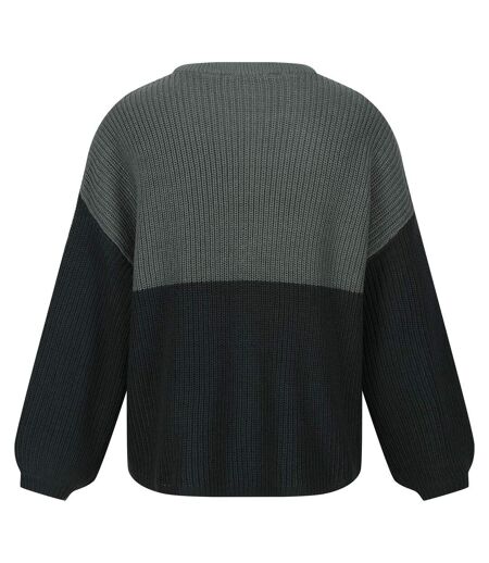 Regatta Womens/Ladies Kamaria Knitted Sweater (Dark Forest Green/Darkest Spruce) - UTRG9208