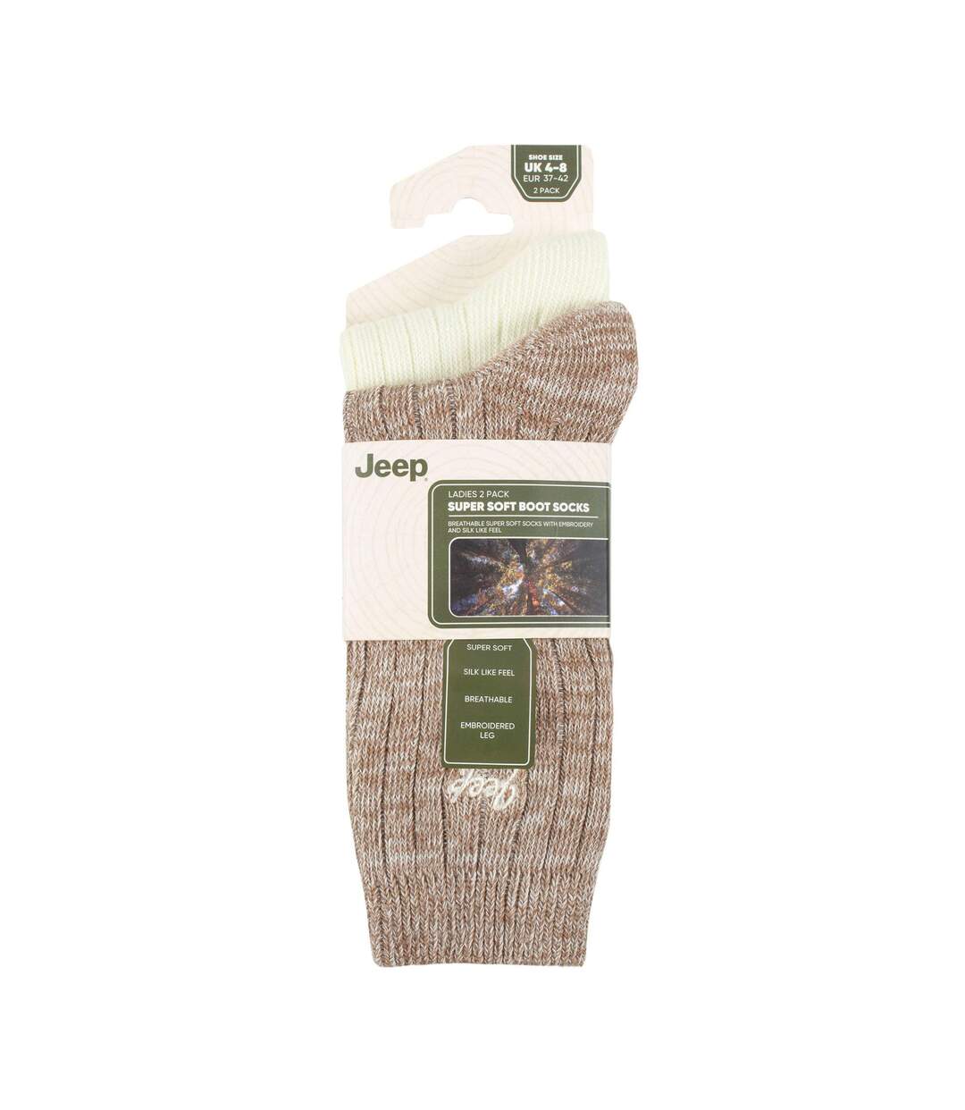 2 Pack Ladies High-Performance Polyester Boot Socks | Running Socks-2