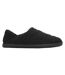 Womens/ladies Quilted Slippers Black Toms-1