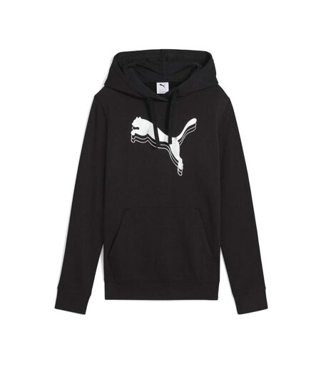 Sweat à capuche noir homme puma metallic hoodie