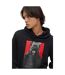 Mens Zebra Hoodie Black Hugo-3