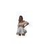 Womens/ladies Floral Cotton Puff Sleeve Crop Top White Collective The Label-1