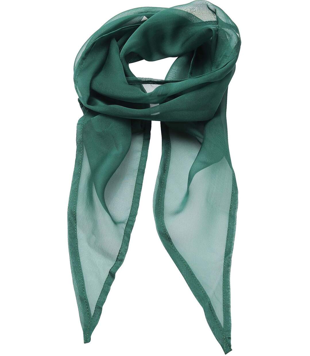 Foulard mousseline - PR740 - vert bouteille-2