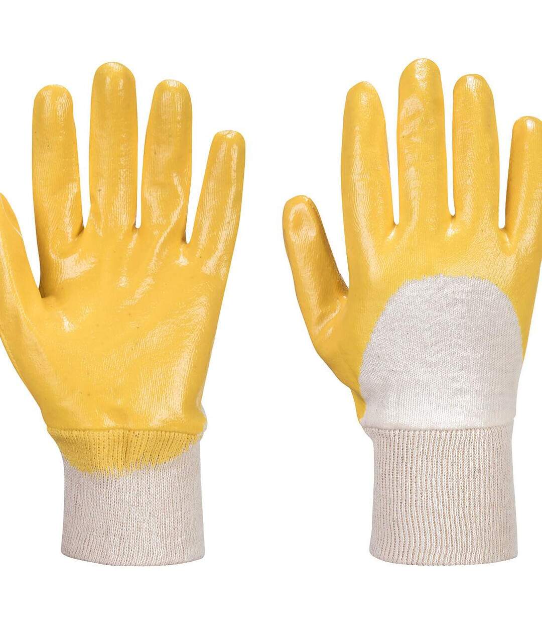 Unisex adult a330 lightweight nitrile safety gloves xxl yellow Portwest-1