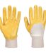 Unisex adult a330 lightweight nitrile safety gloves xxl yellow Portwest