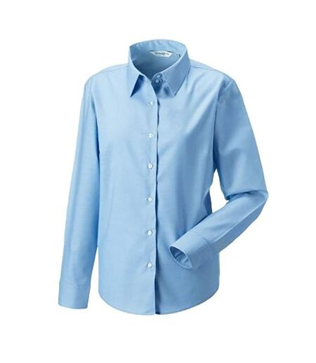 Collection Chemisier À Manches Longues Femme Bleu Clair Russell