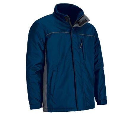 Parka de travail imperméable - Homme - REF THUNDER - bleu marine et gris ciment