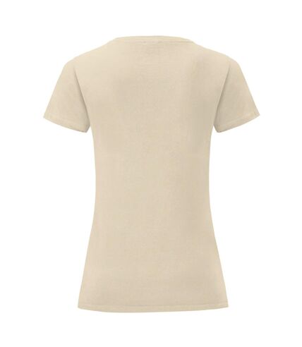 Fruit Of The Loom Womens/Ladies Iconic T-Shirt (Natural)