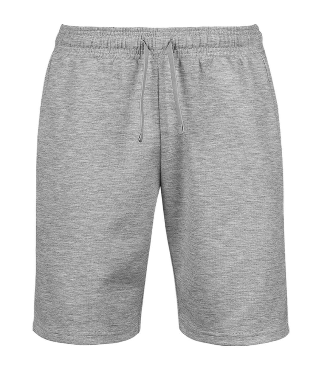 Short Athletic Homme Gris Chiné Tee Jays-1