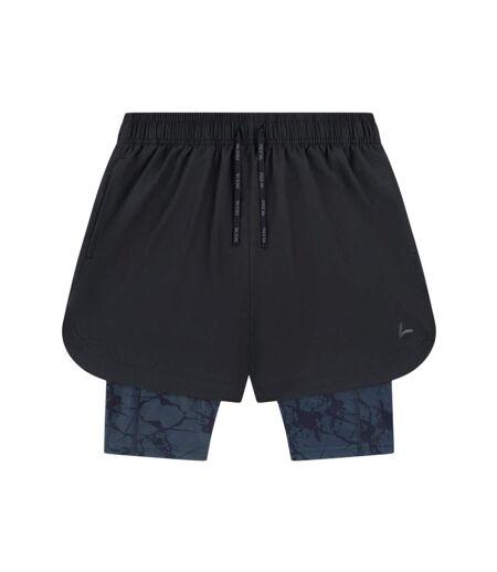 Short De Course Homme Noir Reeva