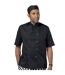 Veste de cuisinier homme noir Dennys-1