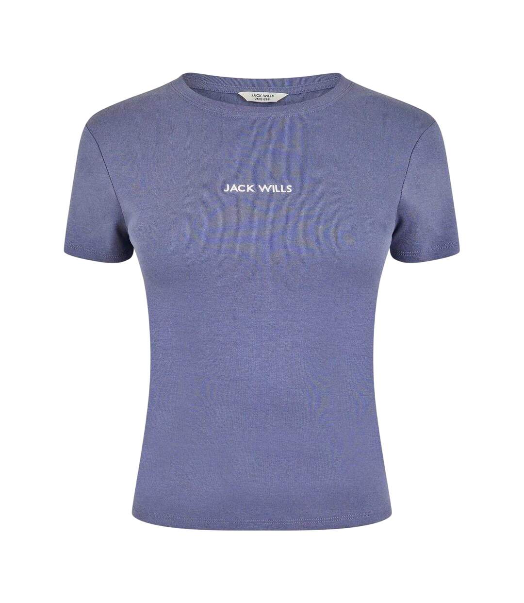 Womens/ladies Cotton T-shirt Dusky Blue Jack Wills-2