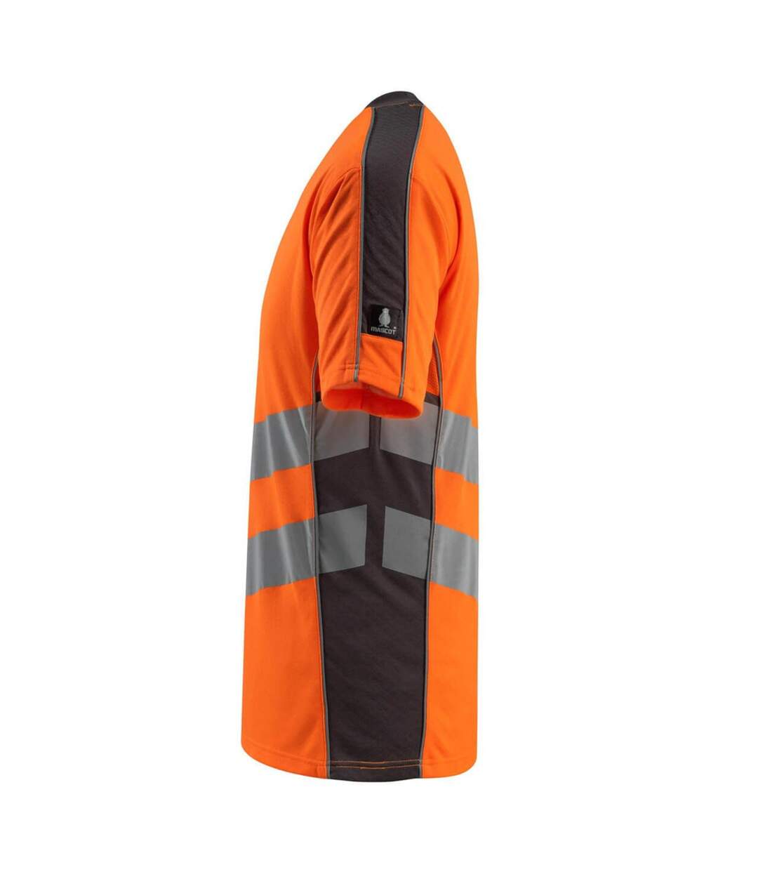 T-shirt Safe Supreme Sandwell Homme Orange Fluo Anthracite Foncé Mascot-3