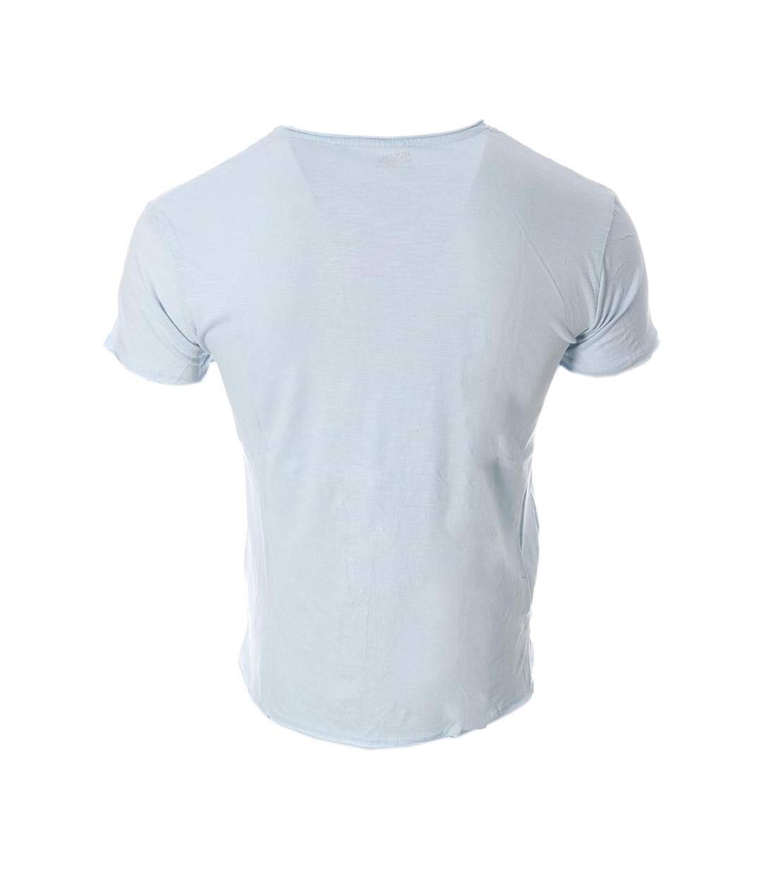T-shirt bleu clair homme paname brothers ted - 3xl-2