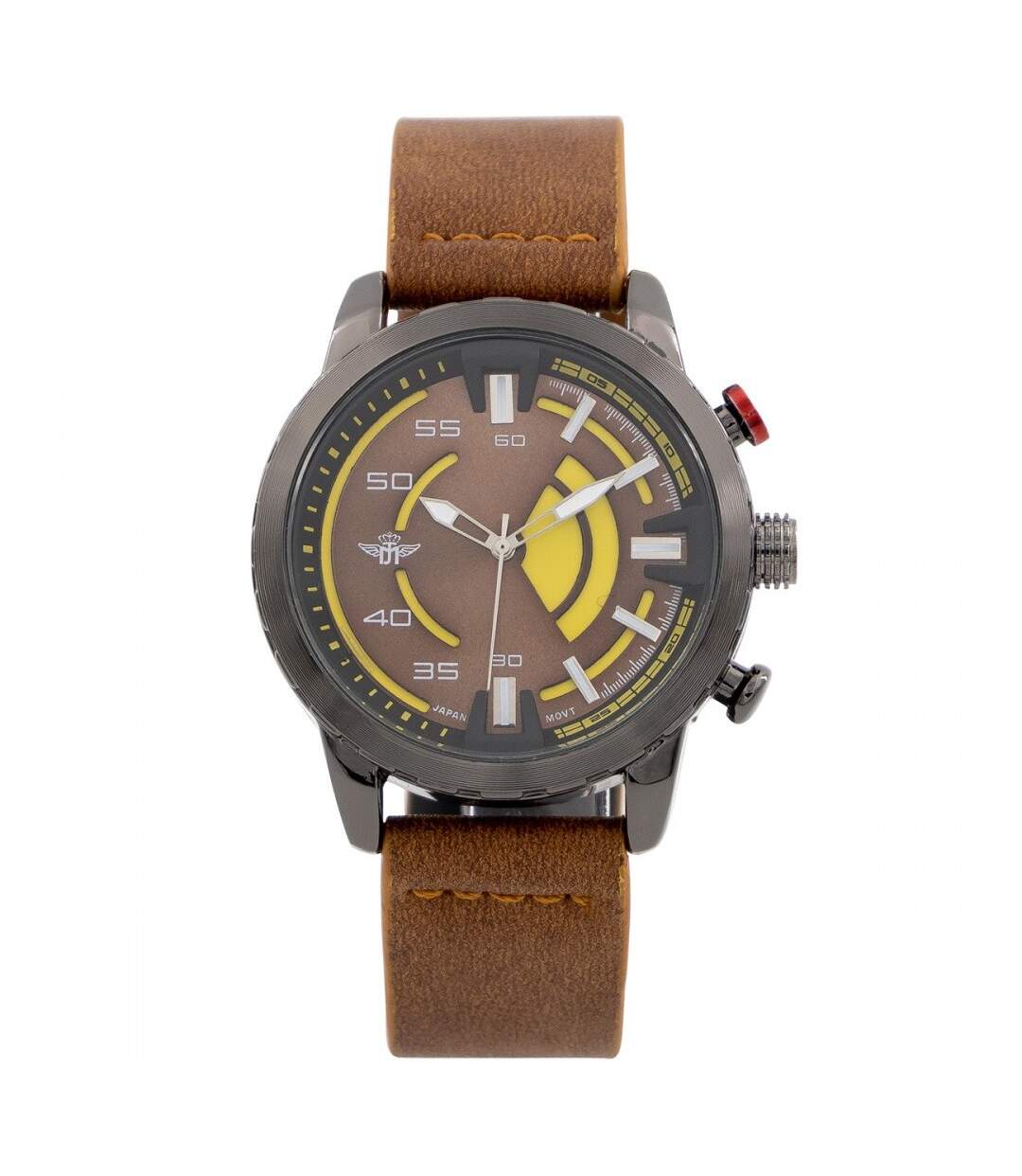 Coffret Montre Homme Caramel M. JOHN