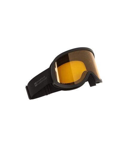 Unisex adult ski goggles one size black Mountain Warehouse