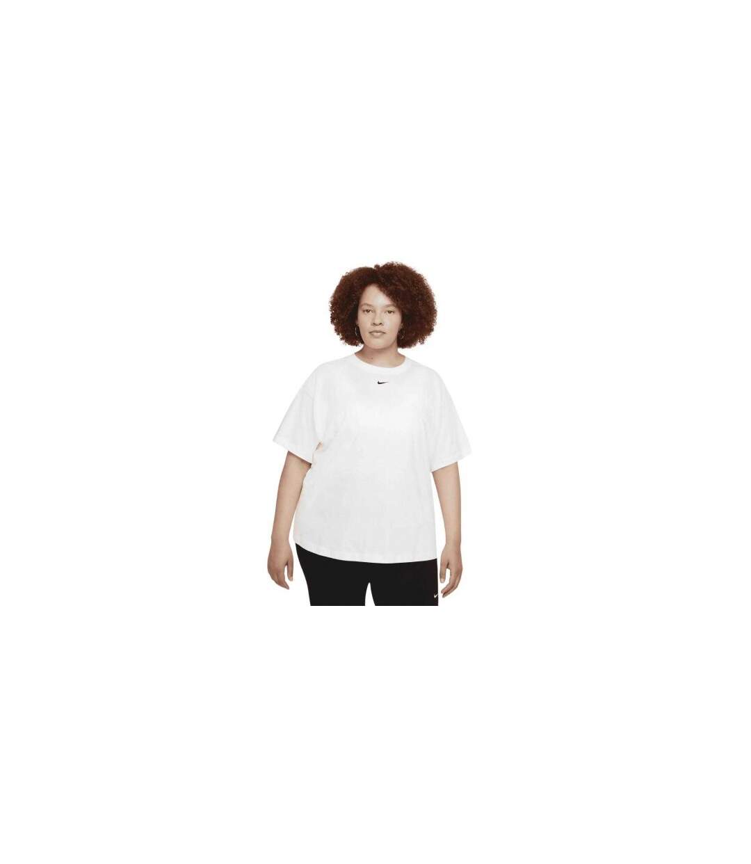 T-shirt Motif/style Petit Logo Femme Blanc Nike-1