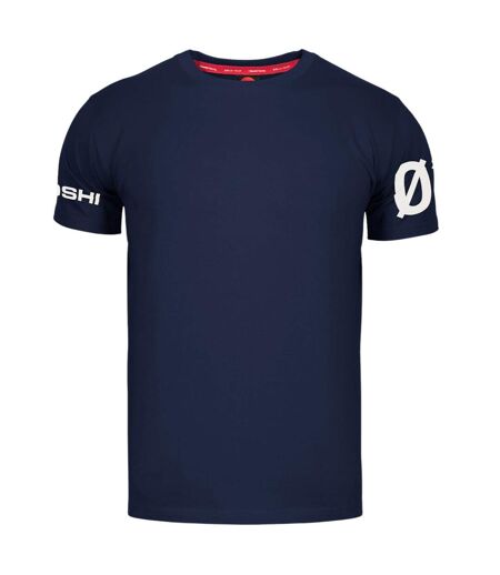 T-shirt Motif/style Imprimé Sur Manche Homme Bleu Marine Ozoshi