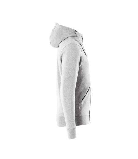 Mens Crossover Gimont Full Zip Hoodie Grey Flecked Mascot