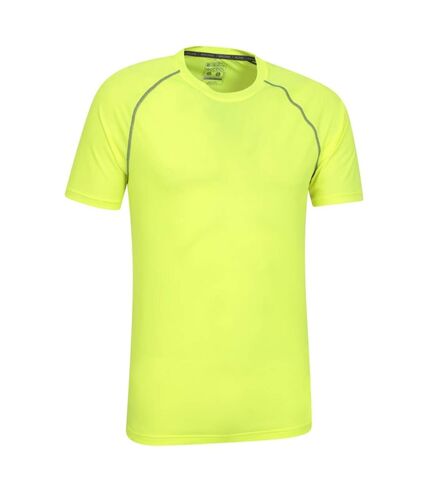 T-shirt aero homme jaune vif Mountain Warehouse