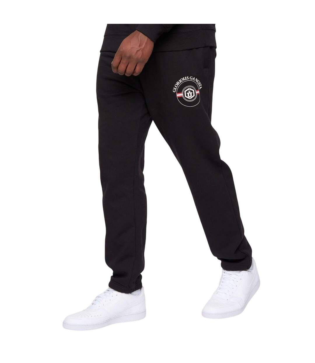 Mens Mona Jogging Bottoms Black Glorious Gangsta-2