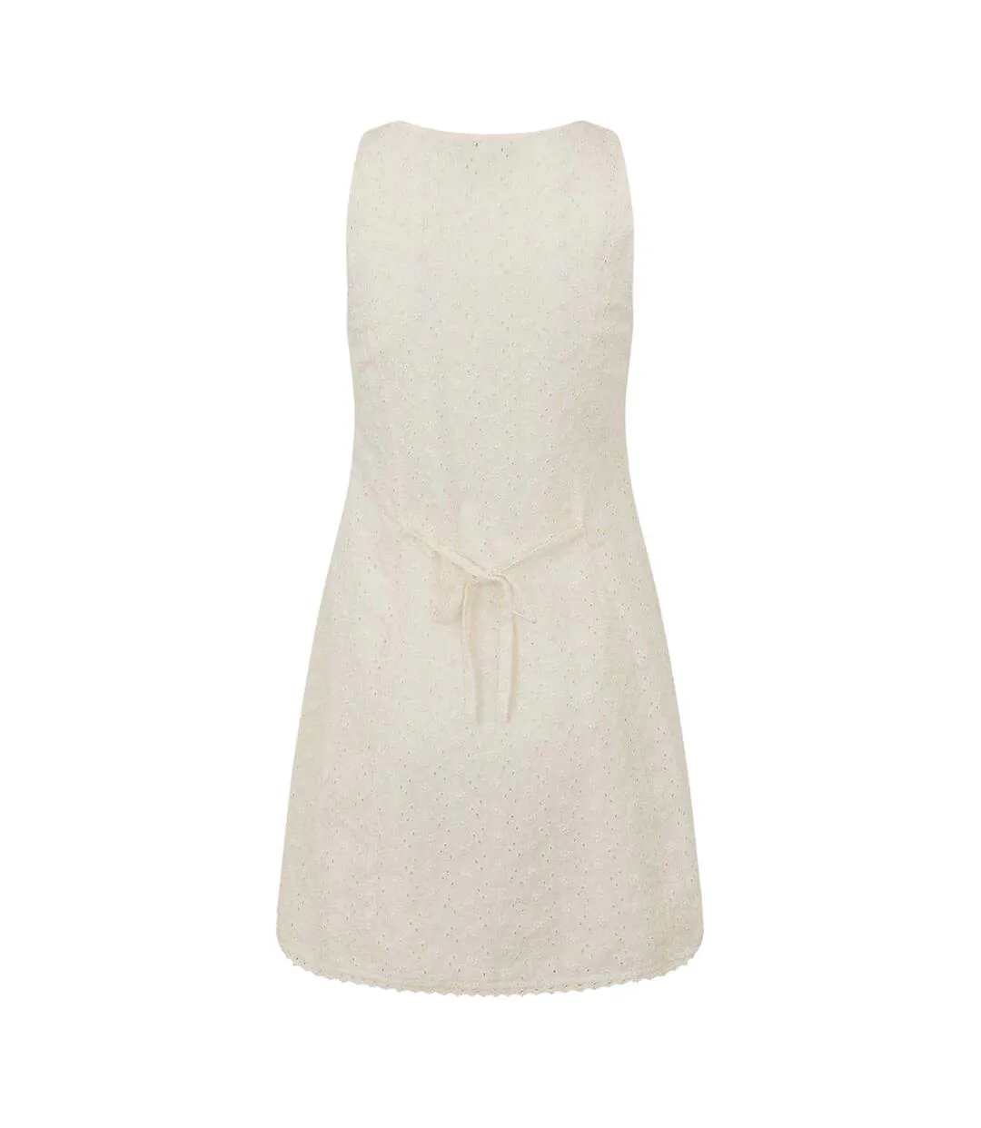 Robe Courte Été Motif/style Broderie Femme Vieux Blanc Jack Wills-3