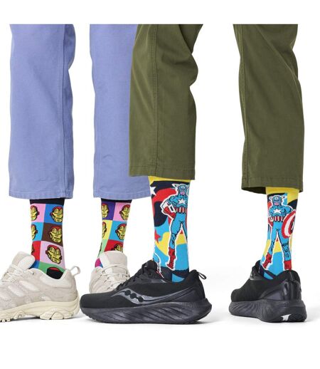 6 Pack Avengers Socks Bundle Novelty Socks | Gift Idea