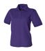 Henbury Womens/Ladies 65/35 Polo Shirt (Purple)