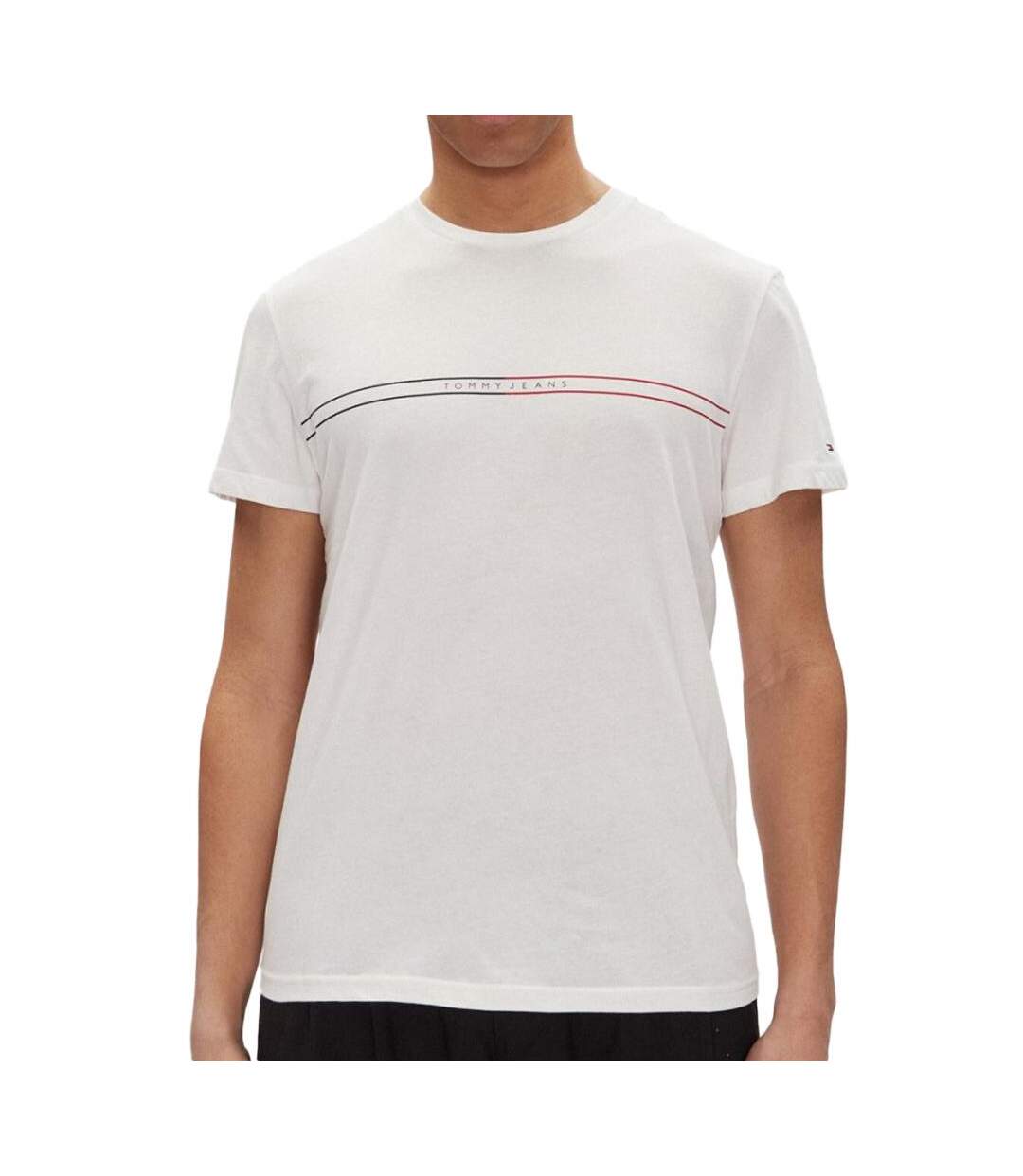 Set de 2 t-shirts noir/blanc homme tommy jeans entry graphic-2