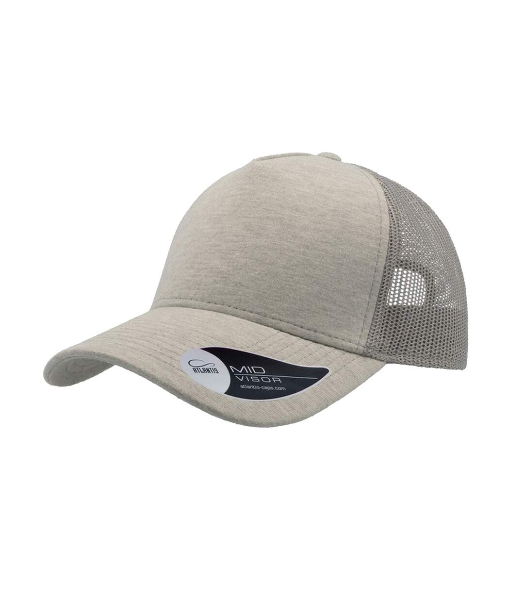 Casquette trucker rapper adulte gris clair Atlantis-1