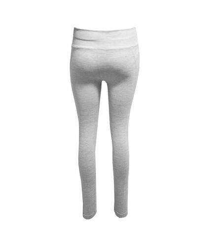 TriDri Womens/Ladies Melange Sculpted Seamless 3D Leggings (Cool Grey) - UTRW8489