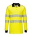 Portwest Mens PW3 Flame Resistant Hi-Vis Long-Sleeved Polo Shirt (Yellow/Black) - UTPW894
