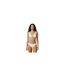 Womens/ladies Lemon High Waist Tanga White Yellow Jack Wills-1