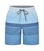 Mens Volley Ombre Stripe Swim Shorts Photo Blue Hurley-2